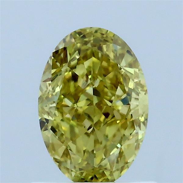 1.04 Ct. Fancy Intense Yellow Oval Lab Grown Diamond