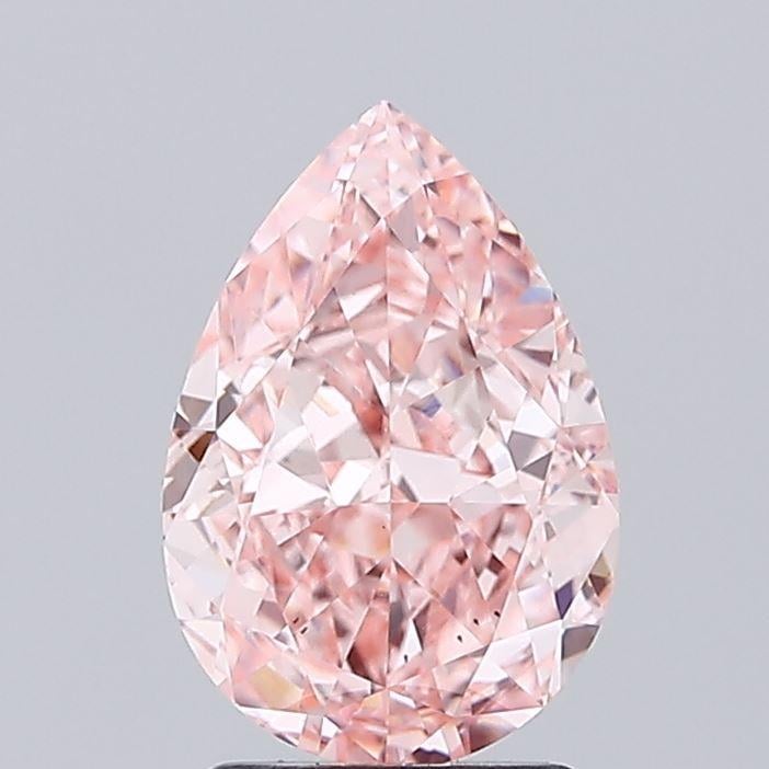 2.74 Ct. Fancy Vivid Pink Pear Lab Grown Diamond