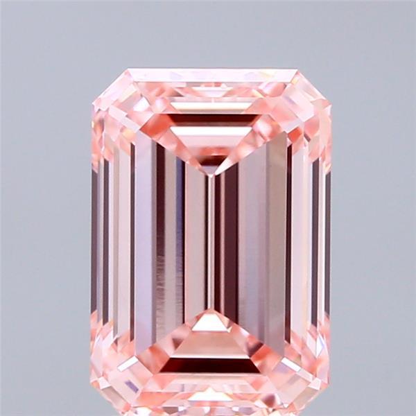2.61 Ct. Fancy Intense Pink Emerald Lab Grown Diamond