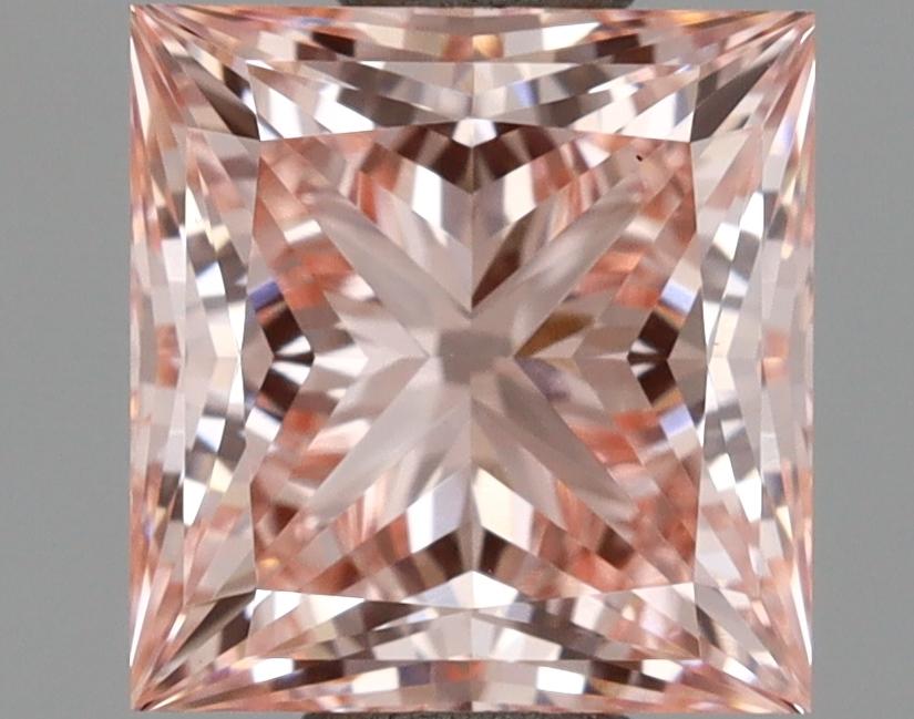 1.54 Ct. Fancy Vivid Pink Princess Lab Grown Diamond