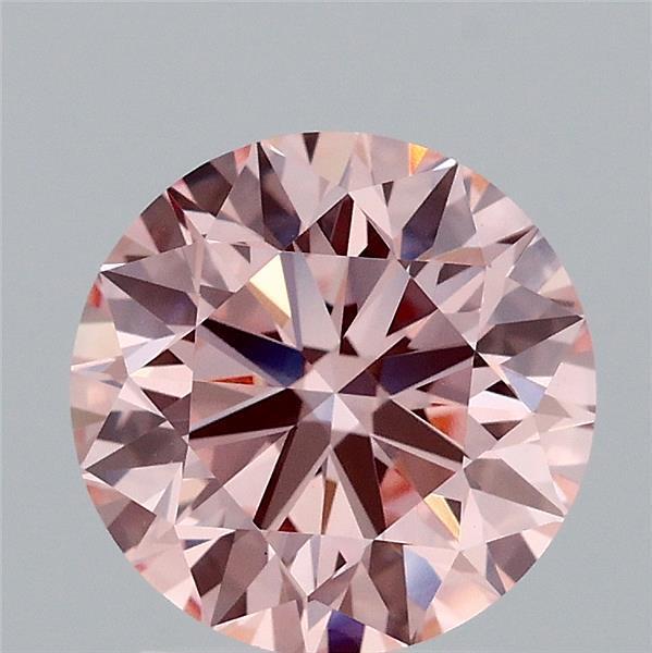 2.17 Ct. Fancy Intense Pink Round Lab Grown Diamond