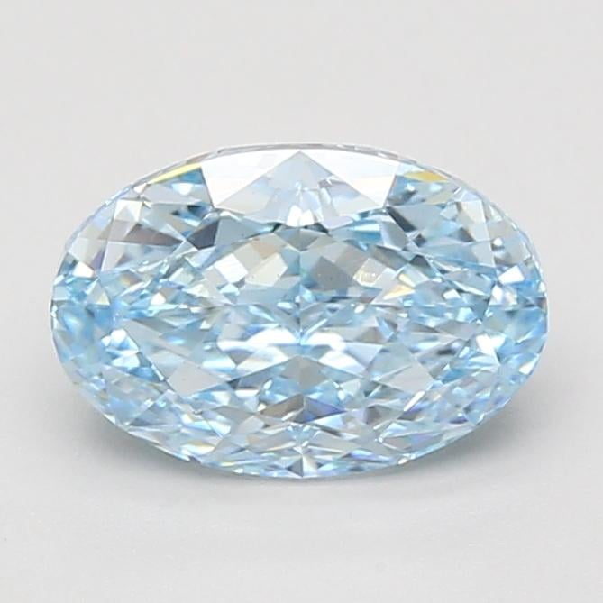 2.04 Ct. Fancy Vivid Blue Oval Lab Grown Diamond