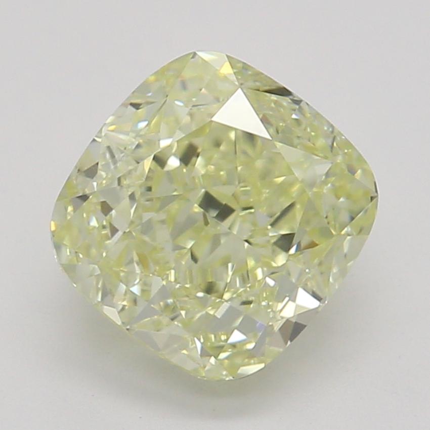 1.10 Ct. Fancy Light Yellow Cushion Diamond