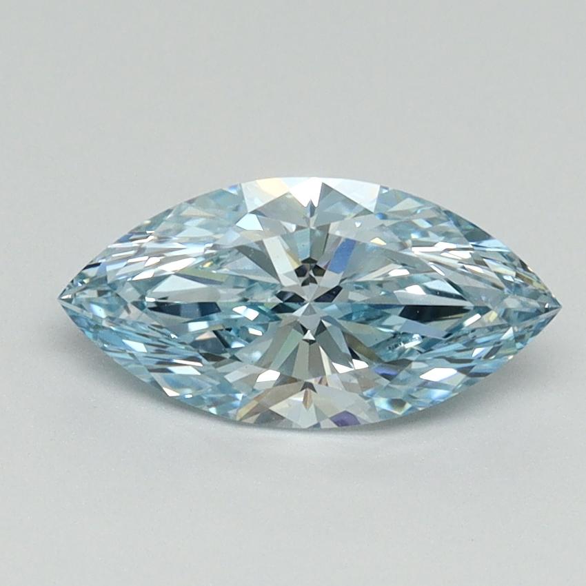 1.01 Ct. Fancy Intense Blue Marquise Lab Grown Diamond