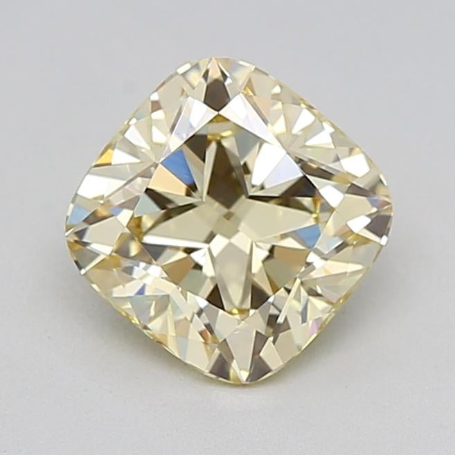 1.04 Ct. Fancy Light  Yellow Cushion Lab Grown Diamond