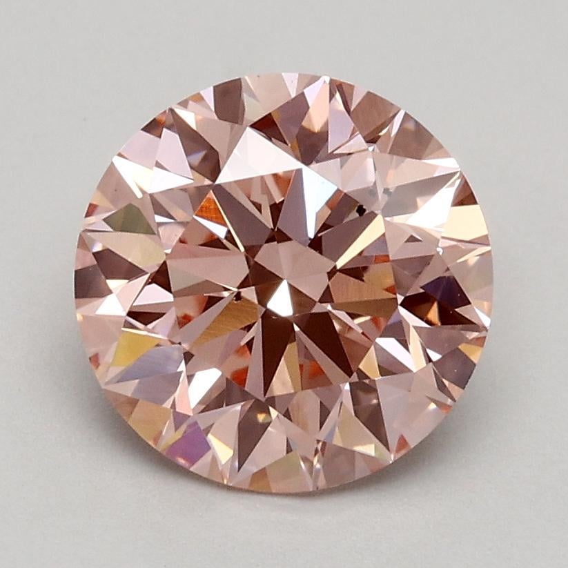 1.50 Ct. Fancy Intense Pink Round Lab Grown Diamond