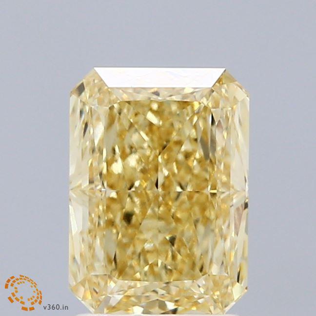 2.01 Ct. Fancy Intense Yellow Radiant Lab Grown Diamond