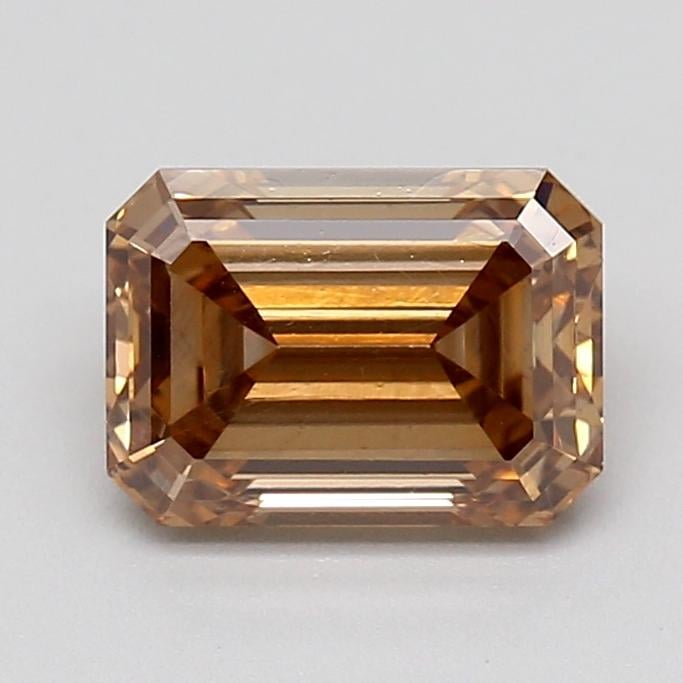 1.03 Ct. Fancy  Brown Emerald Lab Grown Diamond