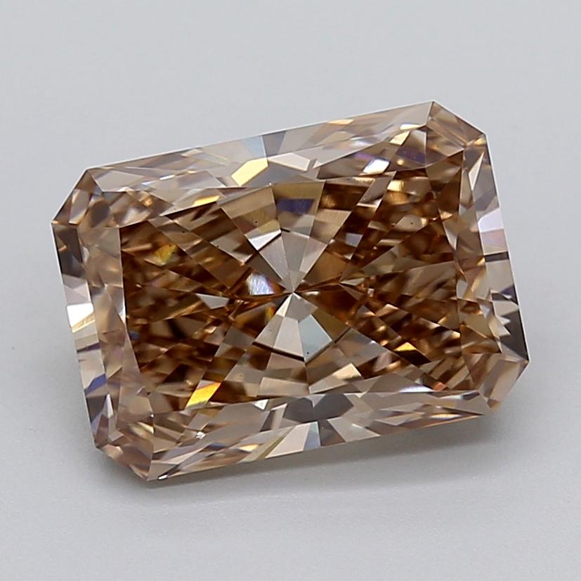 4.80 Ct. Fancy  Brown Radiant Lab Grown Diamond