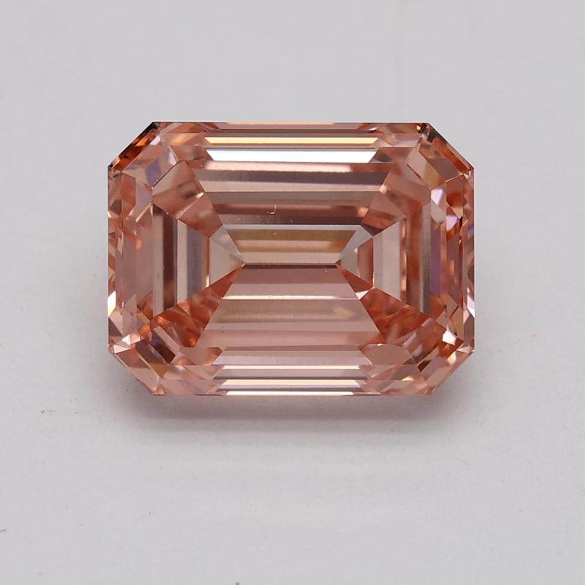 3.01 Ct. Fancy Intense Pink Emerald Lab Grown Diamond