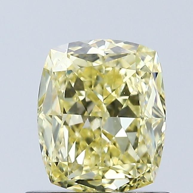 1.01 Ct. Fancy Intense Yellow Cushion Lab Grown Diamond