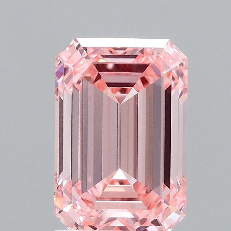 2.06 Ct. Fancy Vivid Pink Emerald Lab Grown Diamond