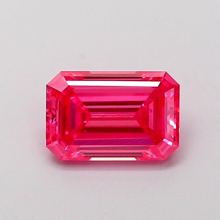 1.18 Ct. Fancy Vivid Pink Emerald Lab Grown Diamond