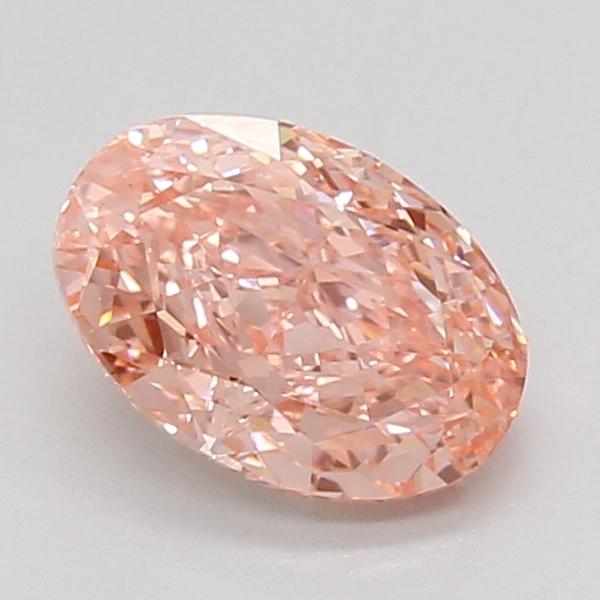 1.56 Ct. Fancy Vivid Pink Oval Lab Grown Diamond