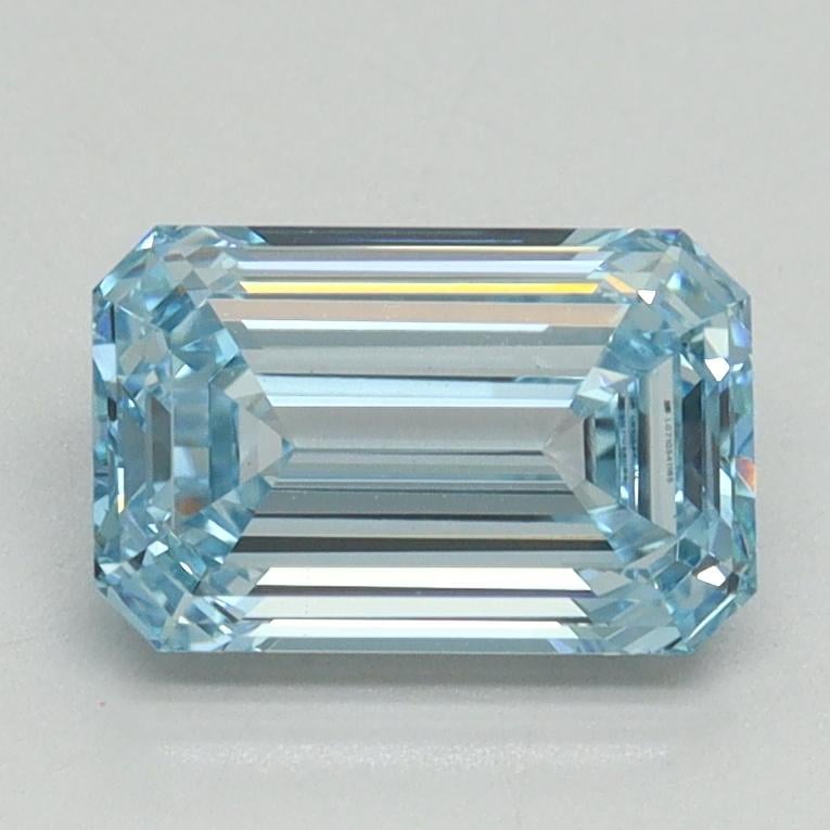 1.52 Ct. Fancy Intense Blue Emerald Lab Grown Diamond