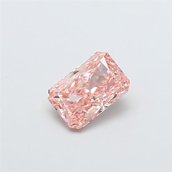 1.12 Ct. Fancy Vivid  Pink Radiant Lab Grown Diamond