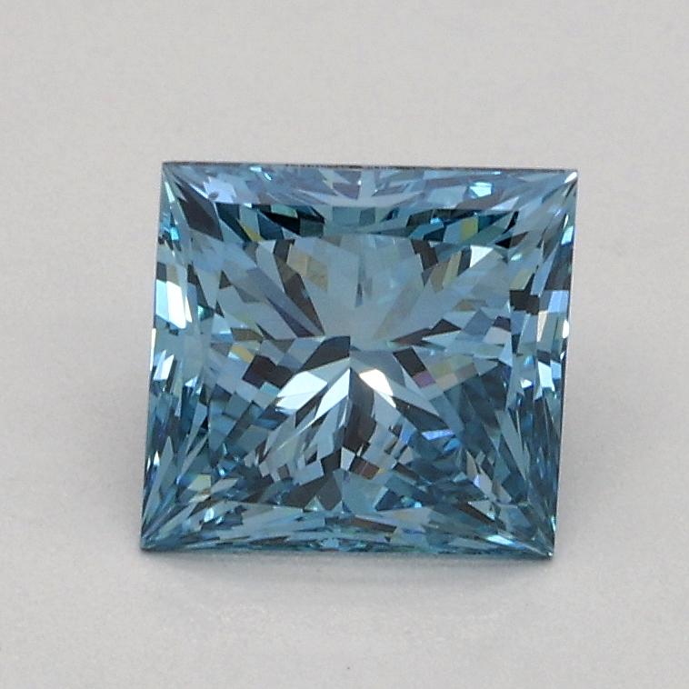 1.01 Ct. Fancy Intense Blue Princess Lab Grown Diamond