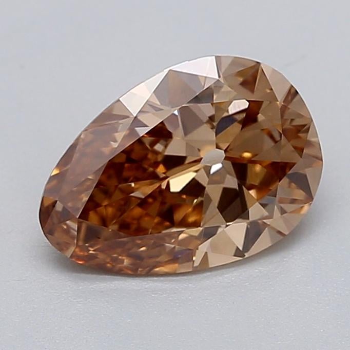 0.95 Ct. Fancy Light  Brown Pear Lab Grown Diamond