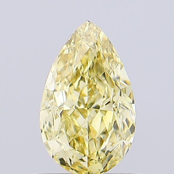0.81 Ct. Fancy Intense Yellow Pear Lab Grown Diamond