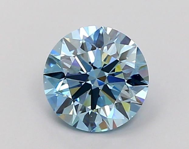 1.09 Ct. Fancy Vivid Blue Round Lab Grown Diamond
