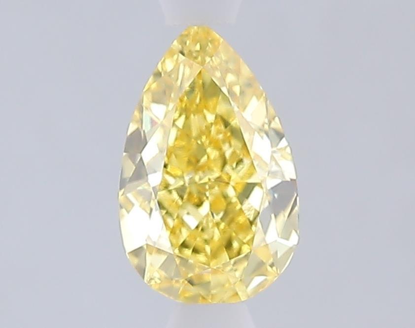 1.05 Ct. Fancy Vivid Yellow Yellow Pear Lab Grown Diamond