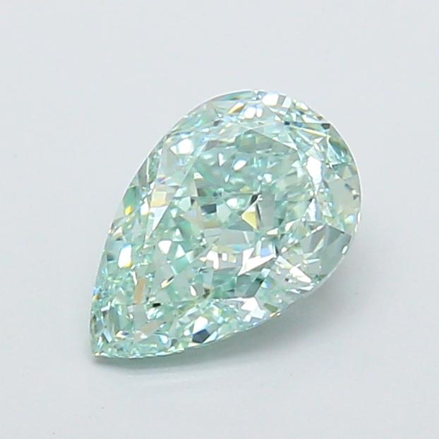 1.66 Ct. Fancy Intense Green Pear Lab Grown Diamond