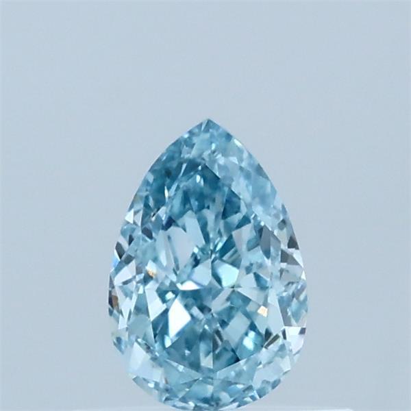 0.52 Ct. Fancy Vivid Blue Pear Lab Grown Diamond