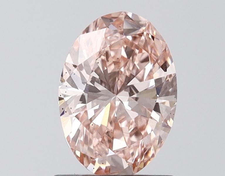 1.09 Ct. Fancy Vivid Pink Oval Lab Grown Diamond