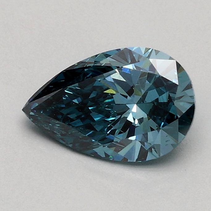 0.50 Ct. Fancy Vivid Blue Pear Lab Grown Diamond