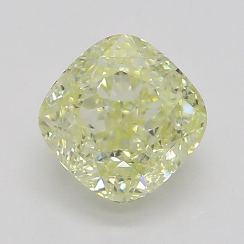 0.60 Ct. Fancy Yellow Cushion Diamond