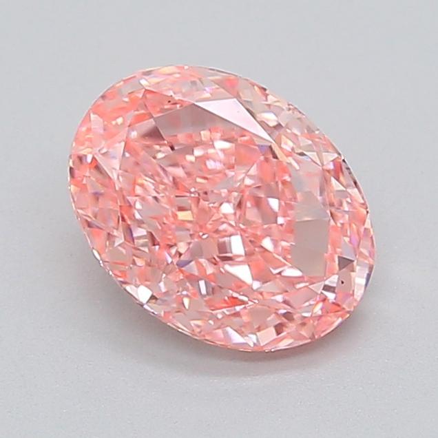 1.96 Ct. Fancy Vivid  Pink Oval Lab Grown Diamond