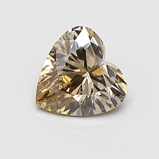 0.59 Ct. Fancy  Brown Heart Lab Grown Diamond