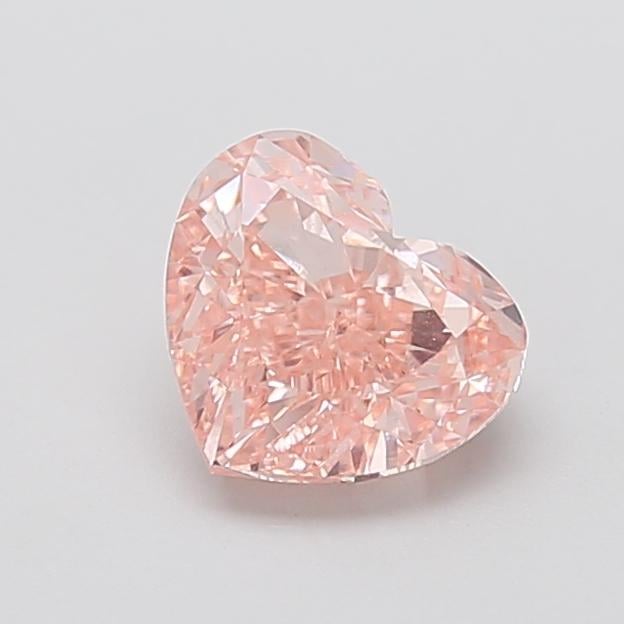 2.00 Ct. Fancy Intense  Pink Heart Lab Grown Diamond