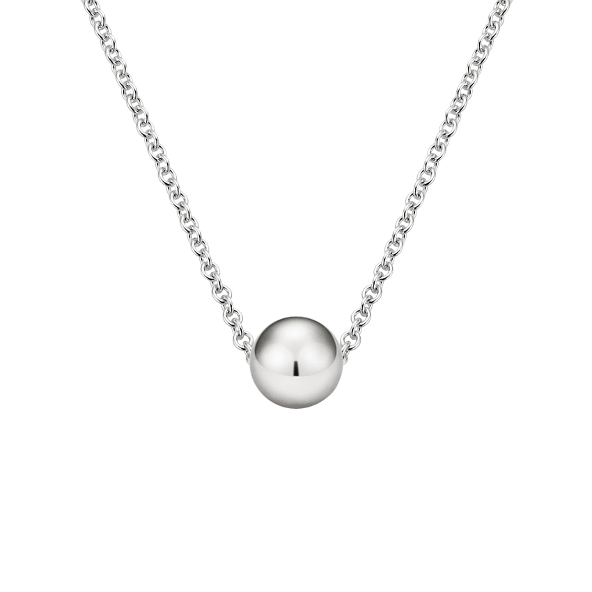 Silver Bead Pendant | Brilliant Earth