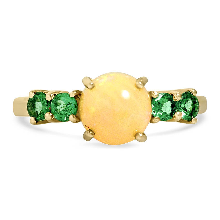 Modern Opal Cocktail Ring