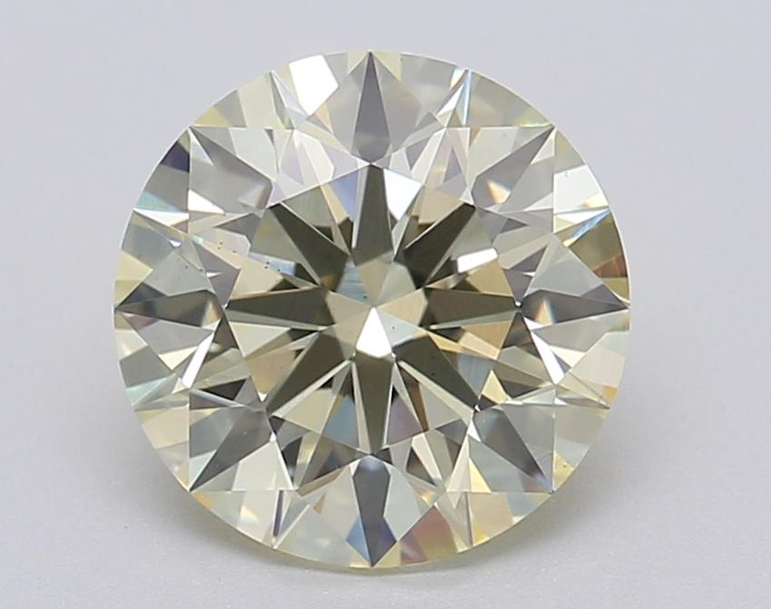 2.01 Ct. Fancy Light Yellow Round Lab Grown Diamond