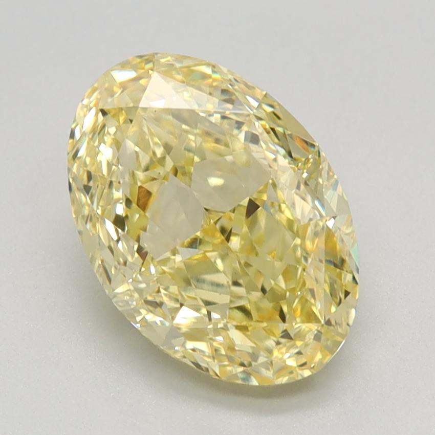 2.11 Ct. Fancy Intense Yellow Oval Lab Grown Diamond