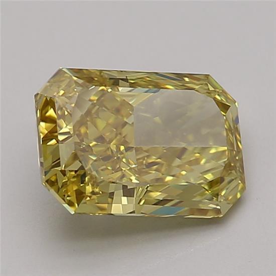 1.91 Ct. Fancy Intense Yellow Radiant Lab Grown Diamond