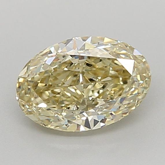 1.09 Ct. Fancy  Yellow Oval Lab Grown Diamond