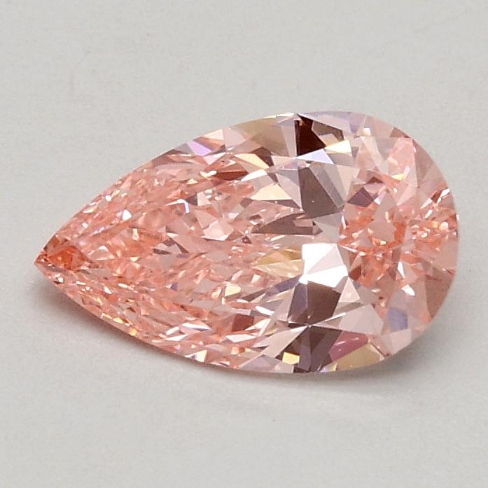 0.55 Ct. Fancy Vivid Pink Pear Lab Grown Diamond