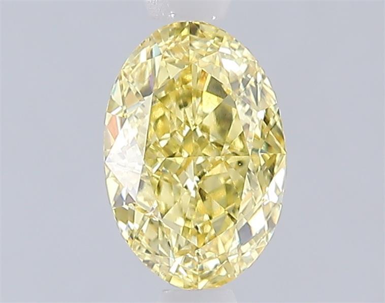 1.09 Ct. Fancy Vivid Yellow Yellow Oval Lab Grown Diamond