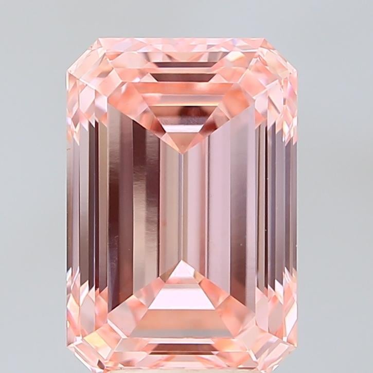 5.07 Ct. Fancy Vivid Pink Emerald Lab Grown Diamond