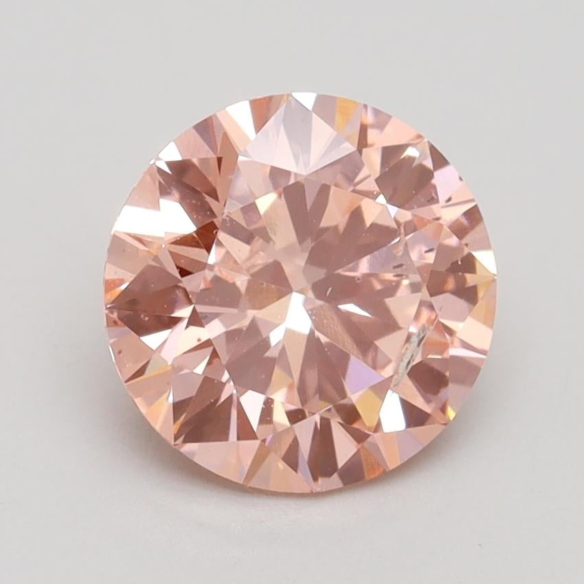 2.00 Ct. Fancy Intense Pink Round Lab Grown Diamond