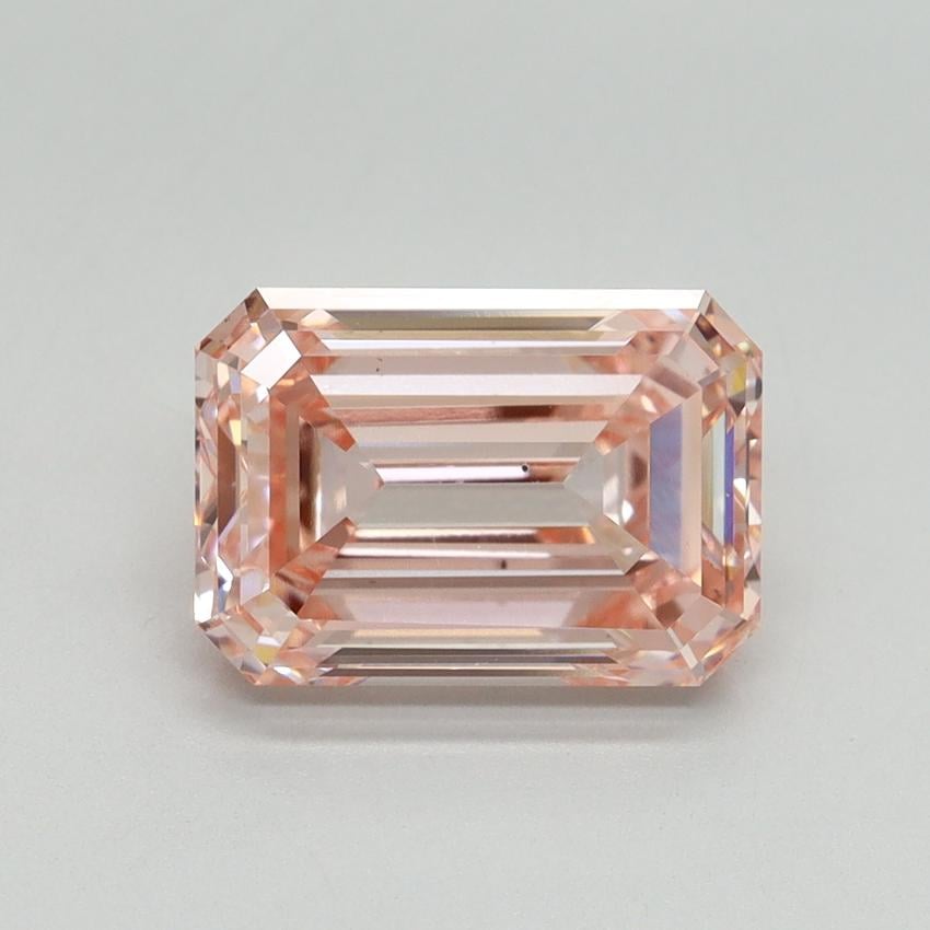 3.00 Ct. Fancy Vivid Pink Emerald Lab Grown Diamond