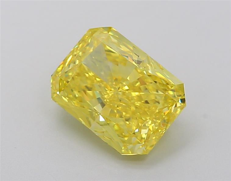 2.15 Ct. Fancy Vivid Yellow Radiant Lab Grown Diamond