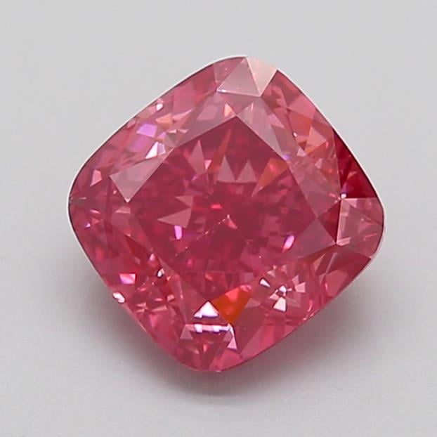 2.05 Ct. Fancy Deep  Pink Cushion Lab Grown Diamond