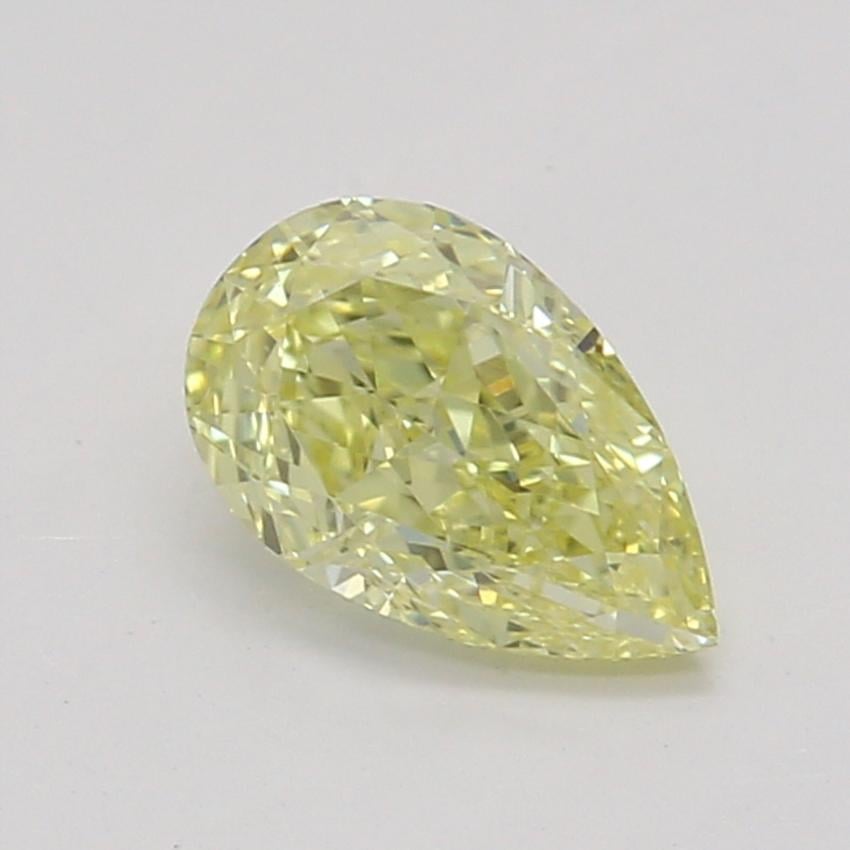 0.36 Ct. Fancy Yellow Pear Diamond