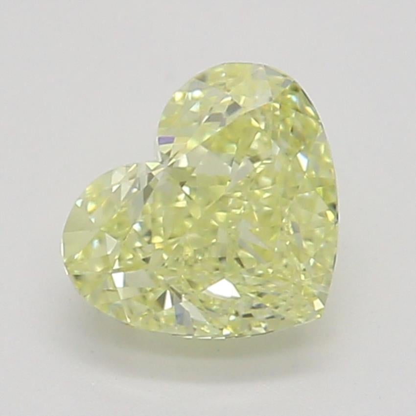 0.42 Ct. Fancy Yellow Heart Diamond