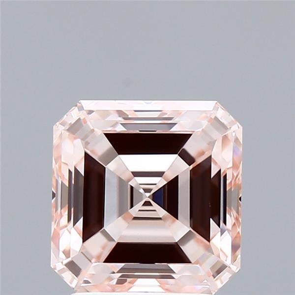 3.06 Ct. Fancy Pink Asscher Lab Grown Diamond
