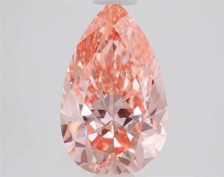 1.54 Ct. Fancy Vivid Pink Pear Lab Grown Diamond